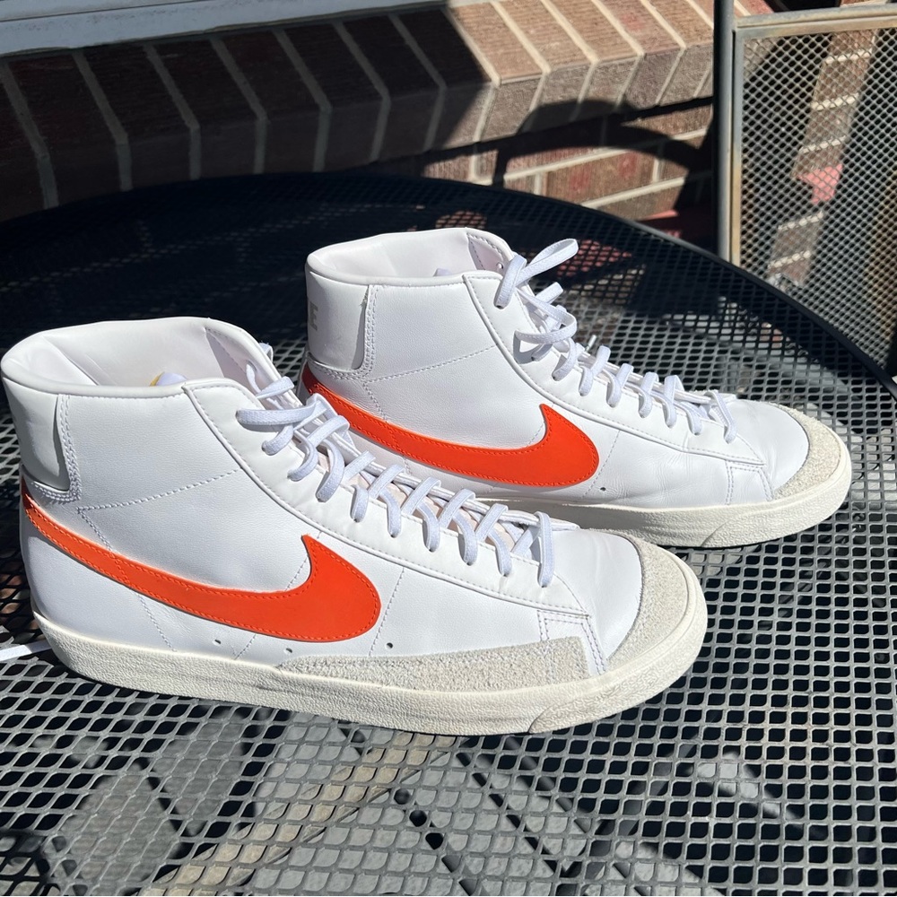 Nike Blazer Mid ‘77 Custom Orange Swoosh